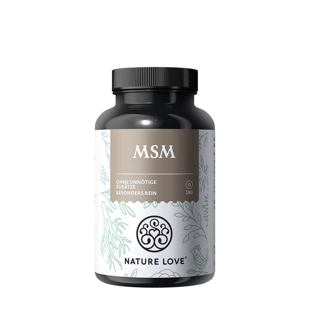 Nature Love MSM with Vitamin C (180 Tablets) - Viking Supplements