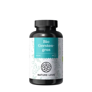 „Nature Love“ ekologiškos miežių žolės (90 augalinės kapsulės) – Viking Supplements