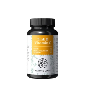 Nature Love Zink & Vitamin C  (120 Capsules) - Viking Supplements