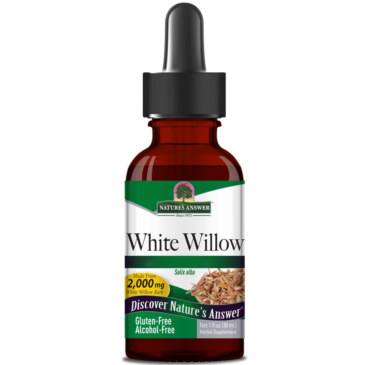 Nature's Answer White Willow 2000mg Alcohol-Free 30ml - Viking Supplements