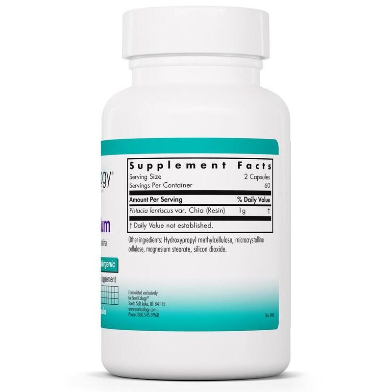 Nutricology Mastic Gum 120 veg. capsules - Image 3