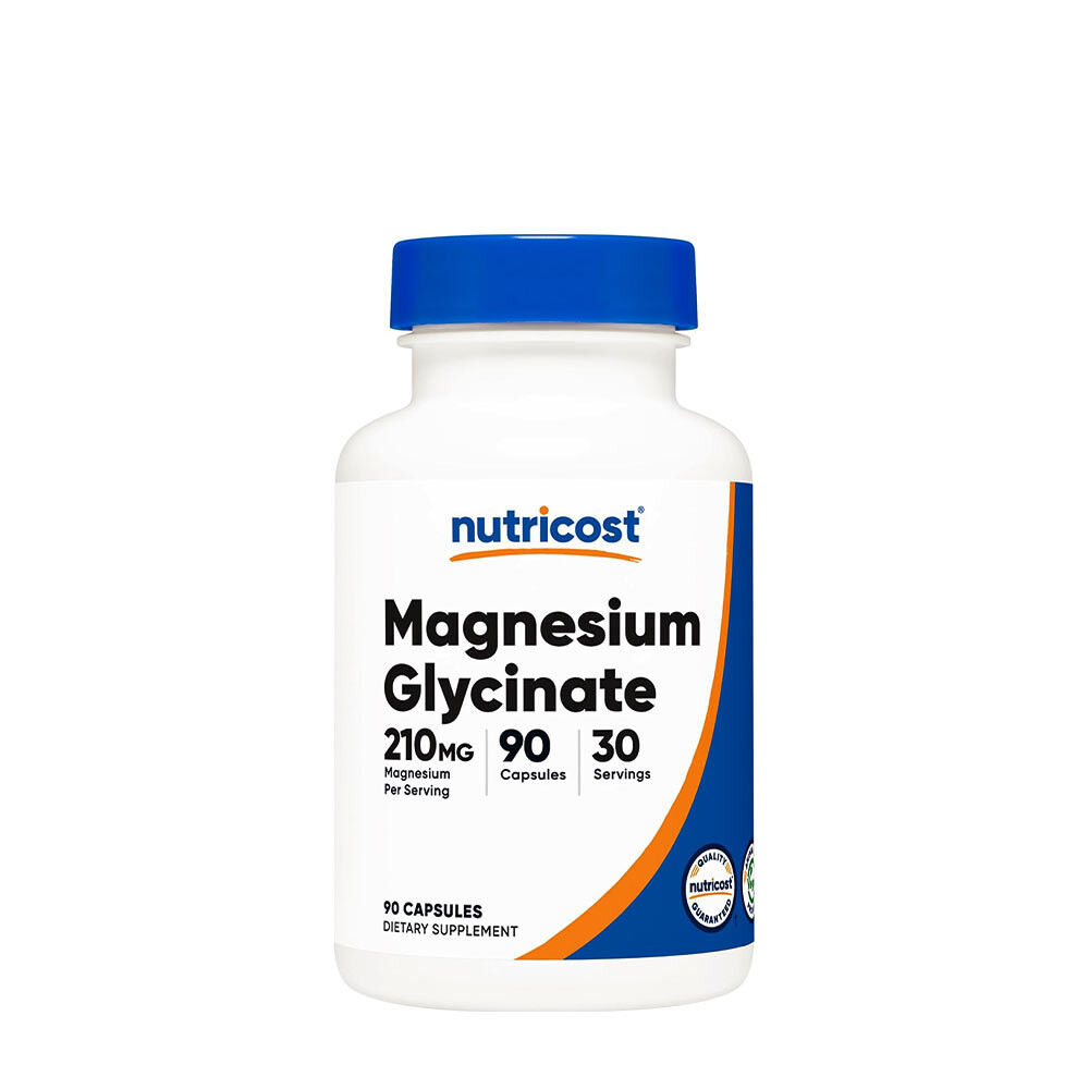 „Nutricost“ magnio glicinatas 210 mg (90 kapsulių) – Viking Supplements