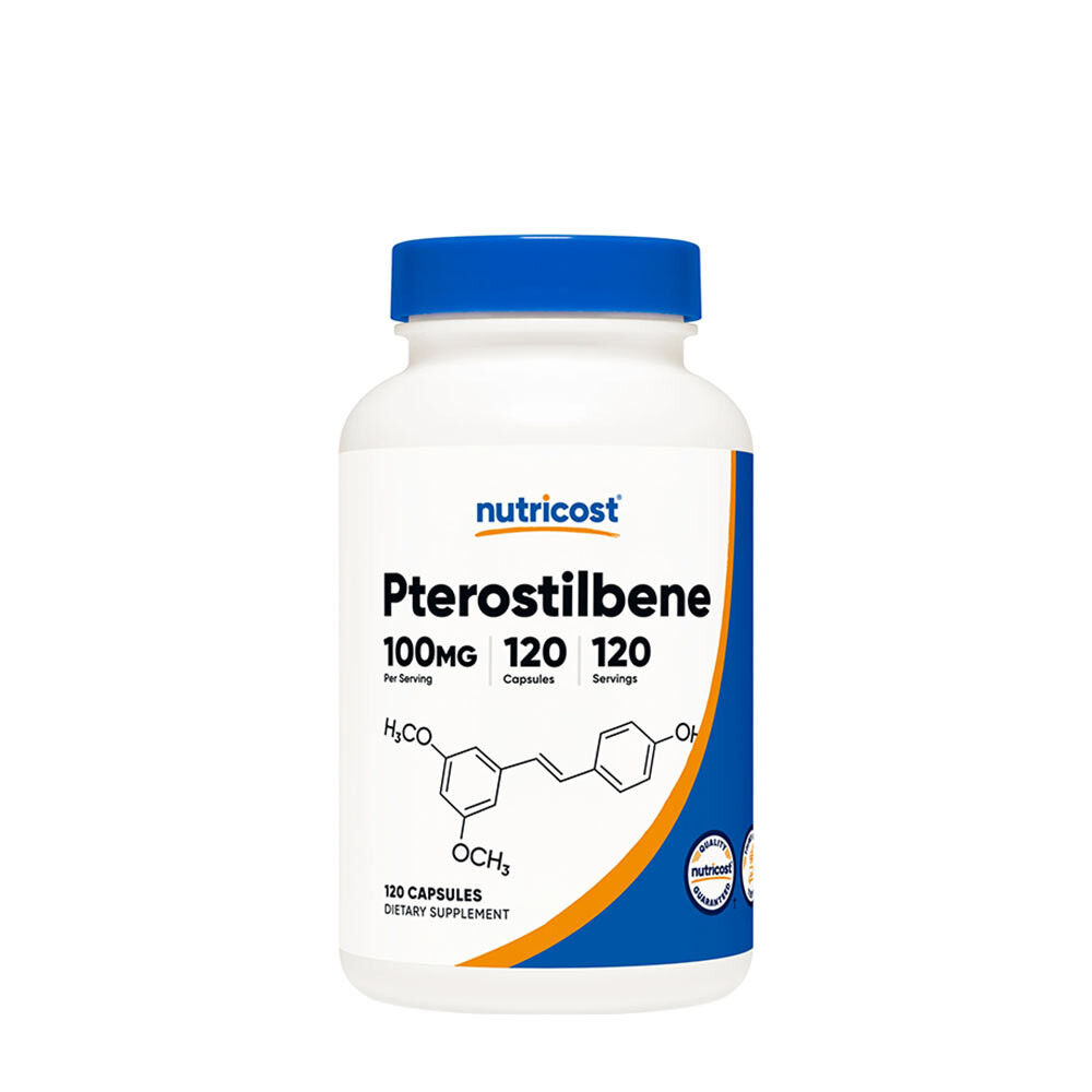 „Nutricost“ pterostilbeno kapsulės (120 kapsulių) – Viking Supplements