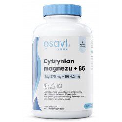 OSAVI Magnio citratas + B6 (180 kapsulių) – Viking Supplements