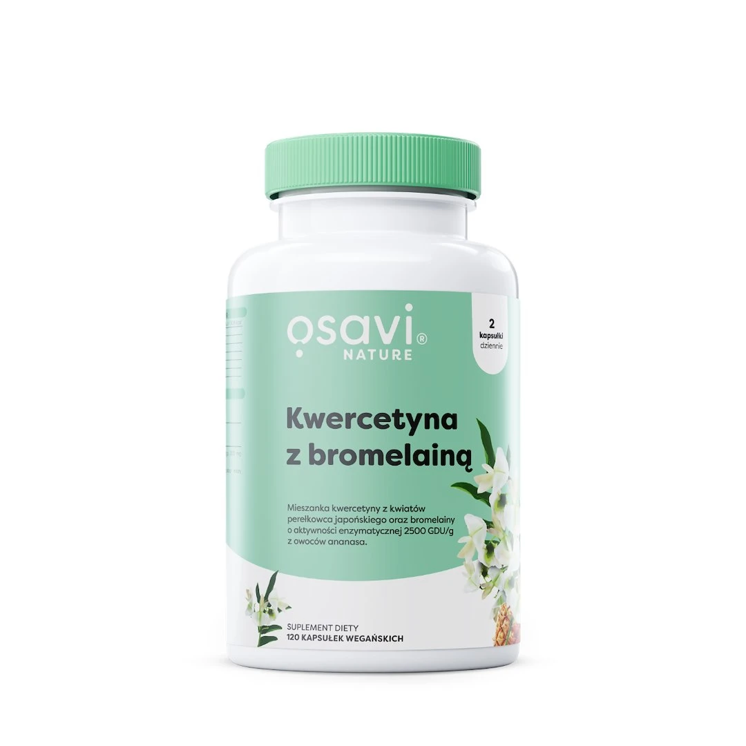 OSAVI Kvercetinas su bromelainu (120 kapsulių) – Viking Supplements