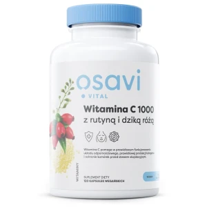 OSAVI Vitaminas C 1000 su rutinu ir erškėtuogėmis (120 kapsulių) – Viking Supplements