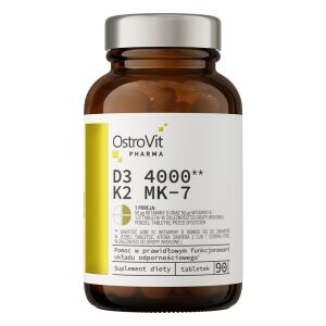 OSTROVIT Pharma D3 4000 K2 MK-7 (90 tabs) - Viking Supplements