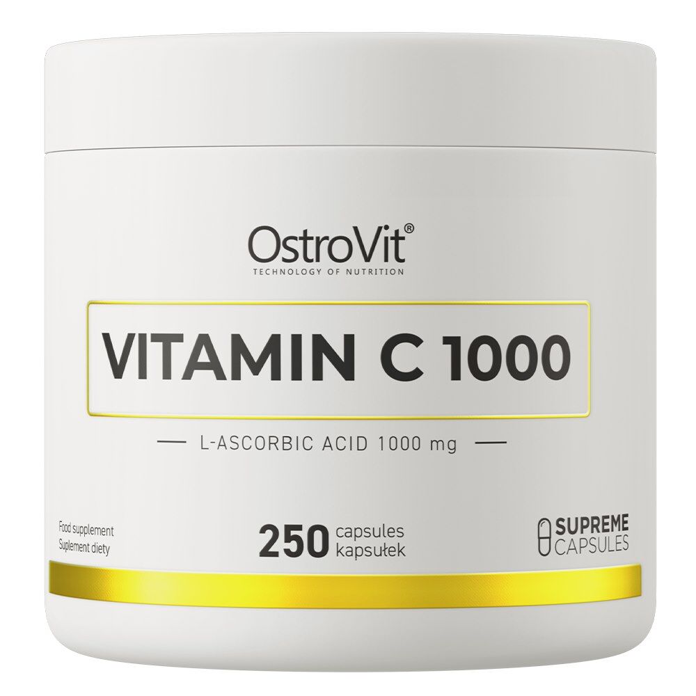 OSTROVIT Vitaminas C 1000 mg (250 kapsulių) - Viking Supplements