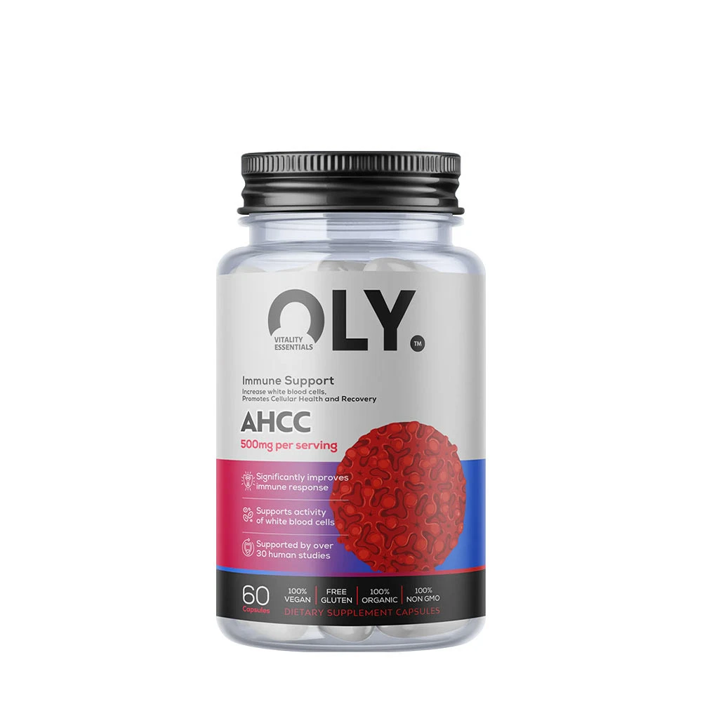 Oly AHCC 500 mg (60 kapsulių) – Viking Supplements