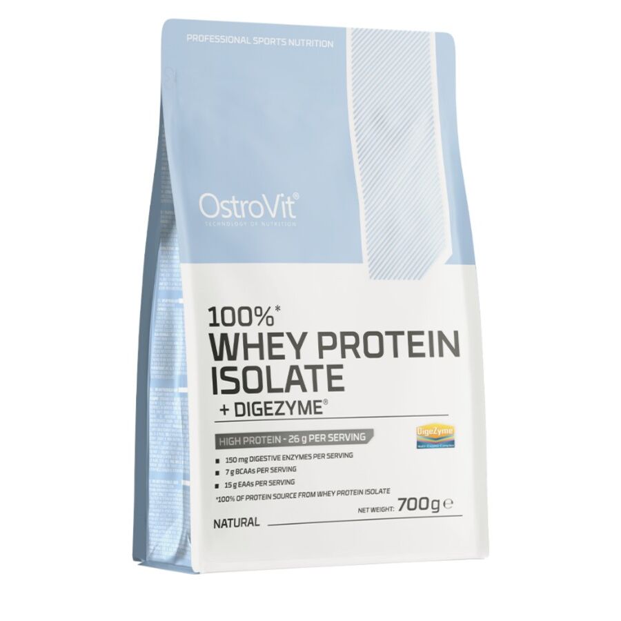 OstroVit – 100% išrūgų baltymų izoliatas + Digezyme