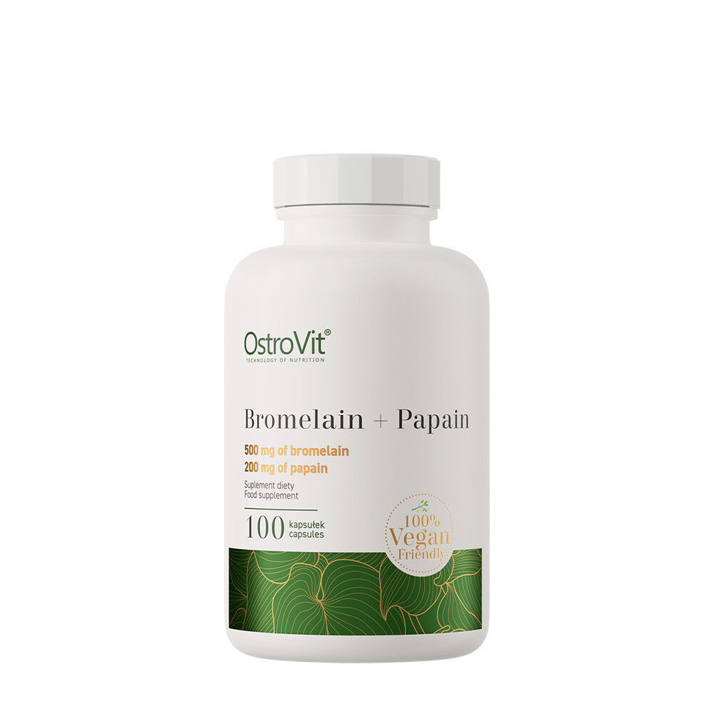 Ostrovit Bromelain + Papain 100% Vege (100 Capsules) - Viking Supplements