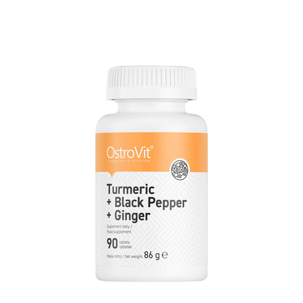 Ostrovit Turmeric + Black Pepper + Ginger (90 Tablets) - Viking Supplements