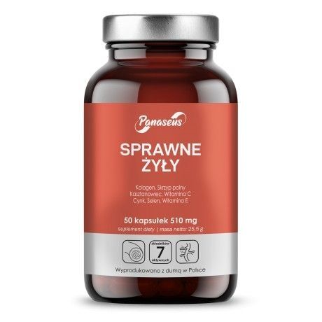 PANASEUS „Efficient veins“ (50 kapsulių) – Viking Supplements