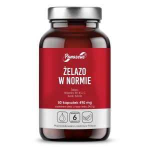 PANASEUS „Geležis normos ribose“ (50 kapsulių) – Viking Supplements