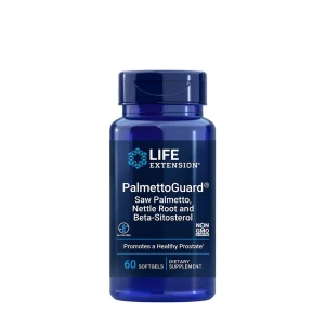 „PalmettoGuard“ – pjūklapalmė ir dilgėlių šaknys su beta-sitosteroliu – 60 minkštųjų kapsulių – Viking Supplements