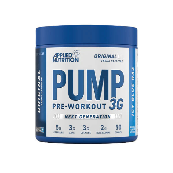 „Pump 3G“ prieš treniruotę