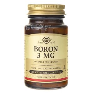 SOLGAR Boron 3 mg (100 caps) - Viking Supplements