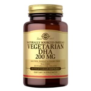 SOLGAR Omega-3 Vegetarian DHA 200 mg (50 softgels) - Viking Supplements