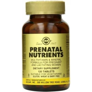 SOLGAR „Prenatal Nutriens“ (120 tablečių) – Viking Supplements