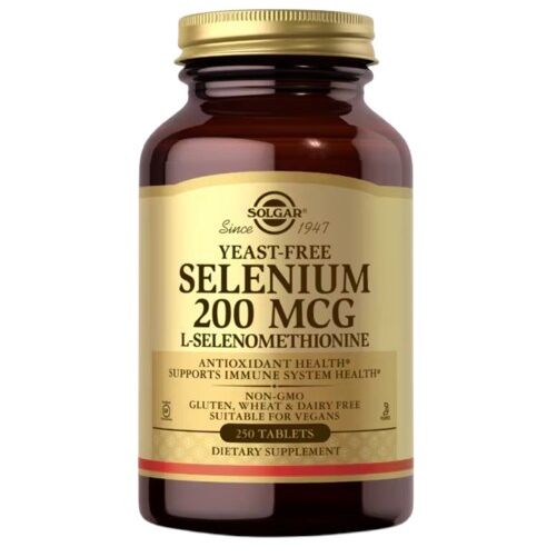 SOLGAR Yeast-Free Selenium 200 mcg (250 tabs) - Viking Supplements