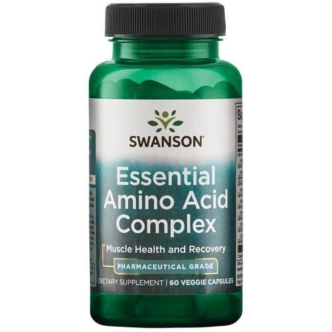 SWANSON „AjiPure“ 9 aminorūgščių, 60 kapsulių – Viking Supplements
