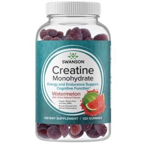 SWANSON Creatine Monohydrate Watermelon (120 żelek) - Viking Supplements