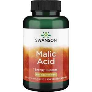 SWANSON Obuolių rūgštis 600 mg, 100 kapsulių – Viking Supplements