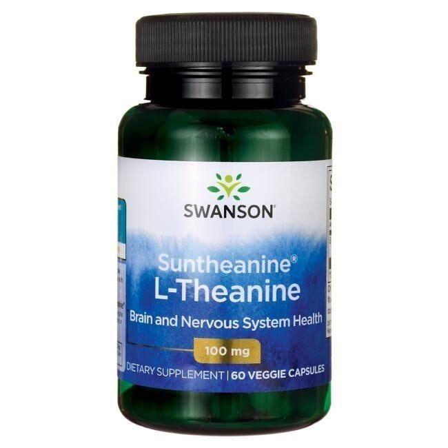 SWANSON L-teaninas 100 mg, 60 kapsulių – Viking Supplements