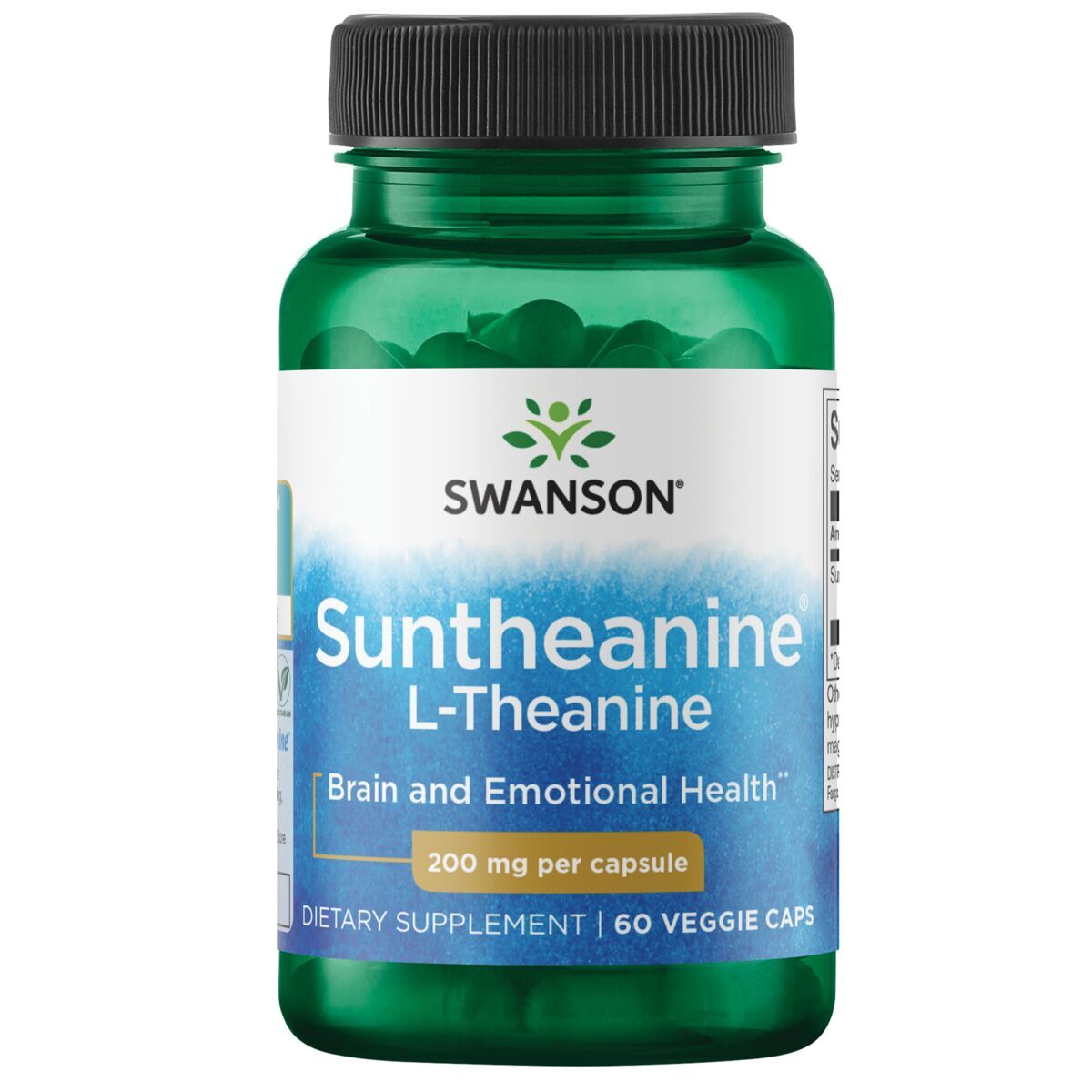 SWANSON L-teaninas 200 mg, 60 kapsulių – Viking Supplements