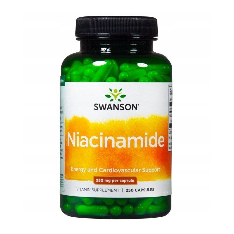 SWANSON Niacyna 250 mg, 250 kapsulių – Viking Supplements