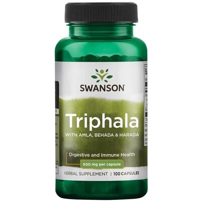 SWANSON „Triphala“ 500 mg, 100 kapsulių – Viking Supplements