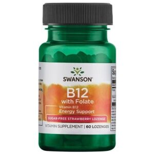 SWANSON Witamina B-12 + kw.foliowy 60 tabs. - Viking Supplements