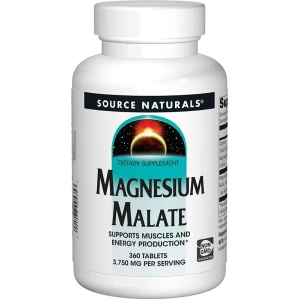 „Source Naturals“ magnio malatas, 1250 mg, 360 tablečių – Viking Supplements