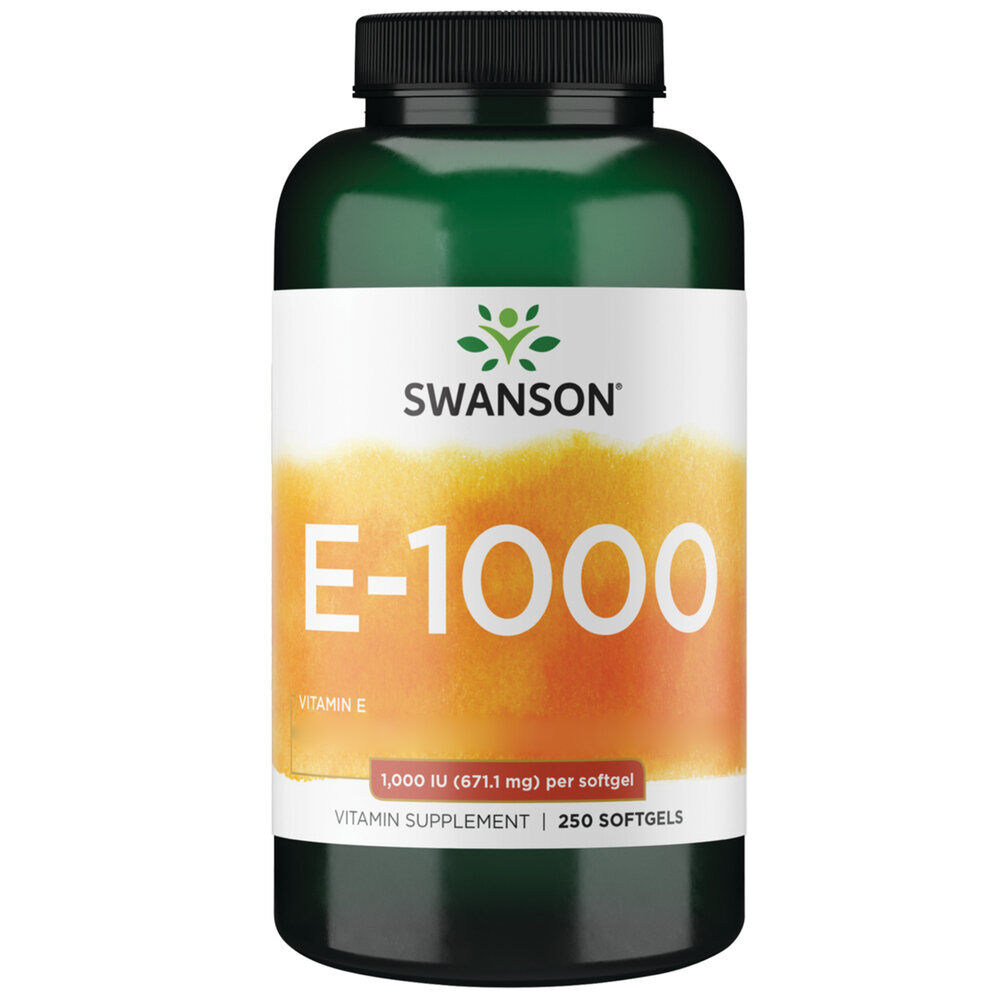 Swanson E-1000 1000IU 250 kapsulių – Viking Supplements