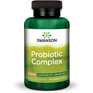 Swanson Probiotic Complex 4.2 Billion CFU 120 veg. capsules - Viking Supplements