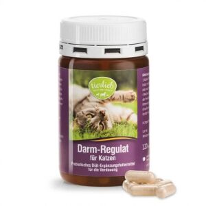 TIERLIEB „Darm-Regulat“ su probiotikais katėms (120 kapsulių) – „Viking Supplements“