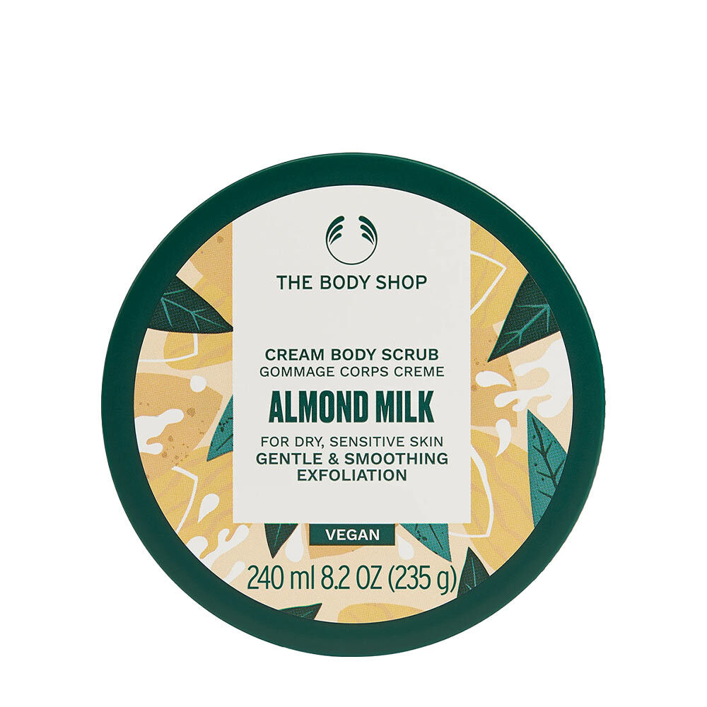 „The Body Shop“ migdolų pieno kūno šveitiklis (240 ml) – Viking Supplements