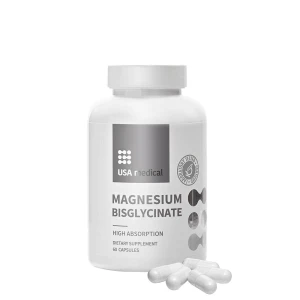 USA medical Magnesium Bisglycinate (60 Capsules) - Viking Supplements