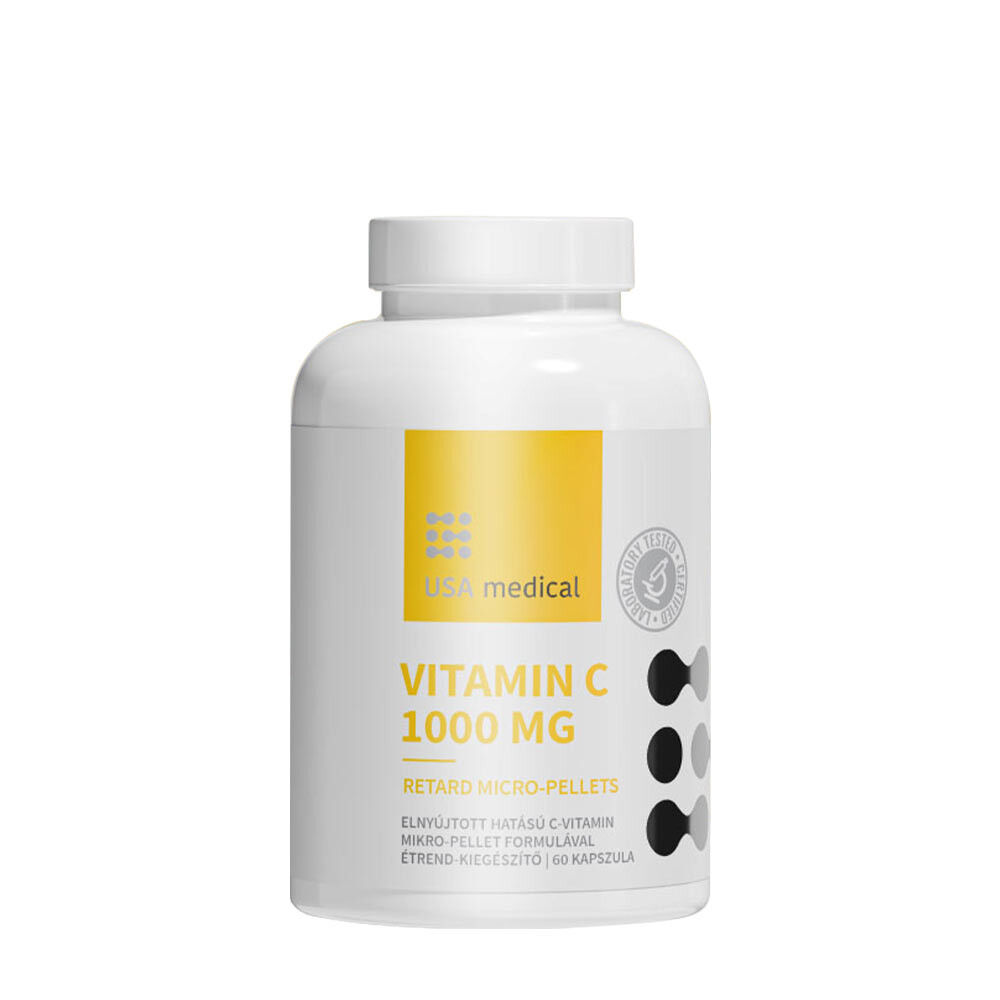 JAV pagamintas medicininis vitaminas C, 1000 mg (60 kapsulių) – Viking Supplements