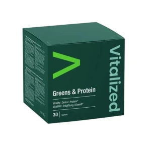 „VITALIZED“ žalumynai ir baltymai (30 maišelių) – Viking Supplements