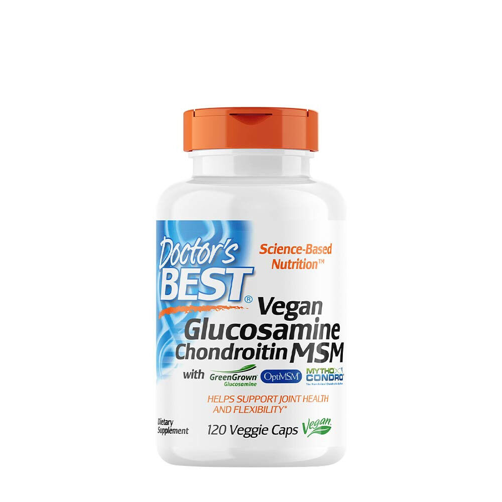 Veganiškas gliukozaminas, chondroitinas ir MSM – 120 kapsulių – Viking Supplements