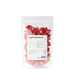 „Vilgain“ liofilizuotos braškės (100 g) – Viking Supplements