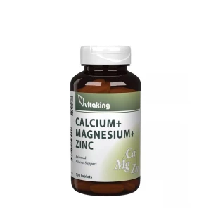 „Vitaking CalMag-Zinc“ (kalcis + magnis + cinkas) (100 tablečių) – Viking Supplements