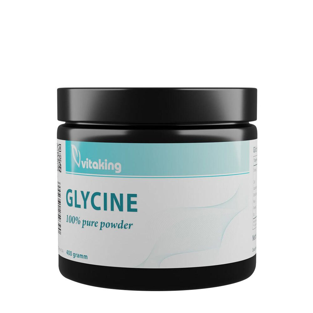 „Vitaking“ glicinas 100% grynas milteliai (400 g) – Viking Supplements