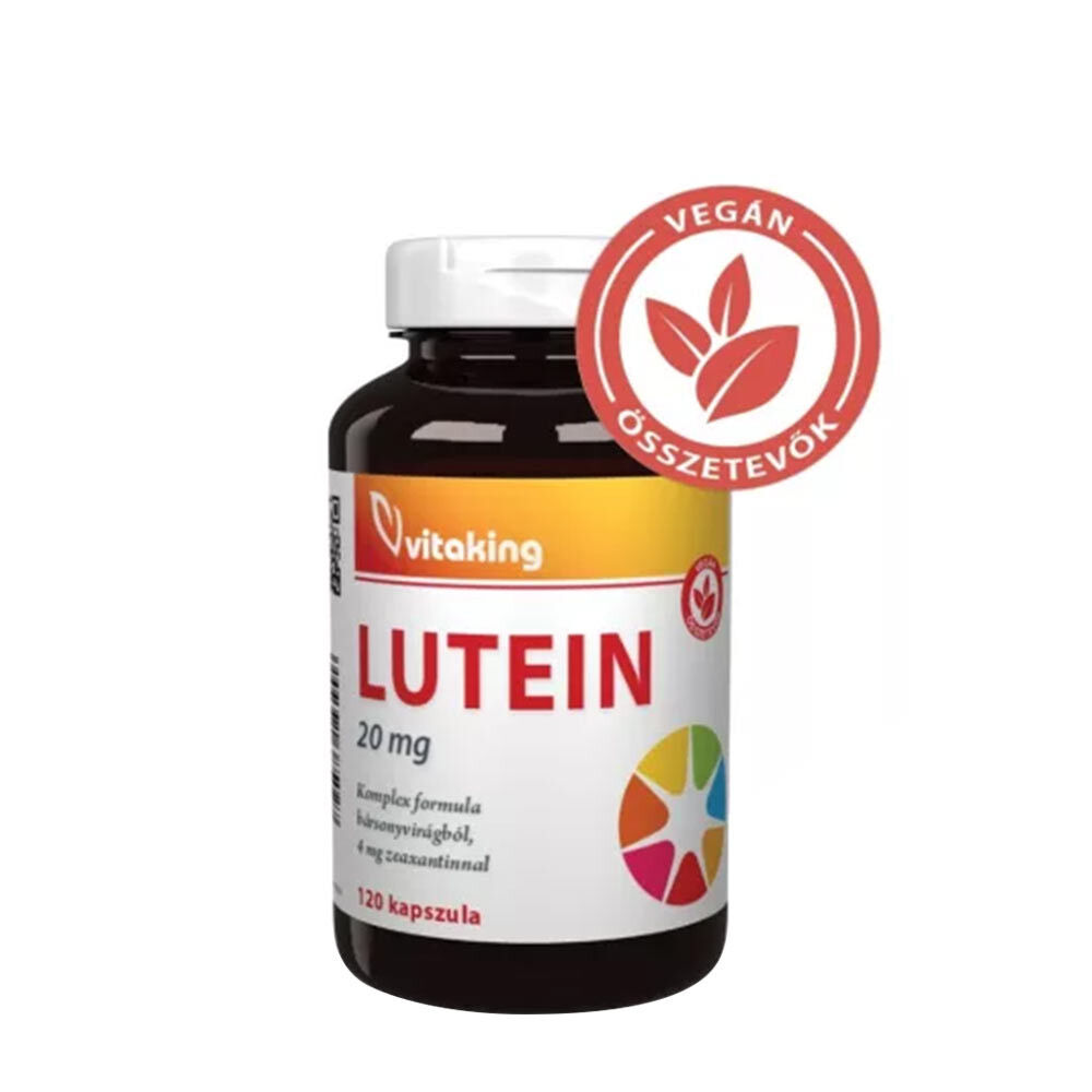 „Vitaking“ liuteinas 20 mg + 4 mg zeaksantinas (120 kapsulių) – Viking Supplements
