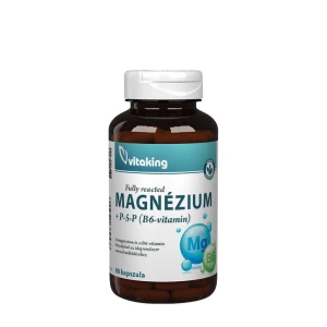 „Vitaking“ magnio bisglicinatas + vitaminas B6 (P5P) (60 kapsulių) – Viking Supplements