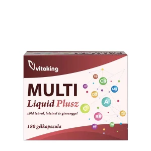 „Vitaking Multi Liquid Plusz“ multivitaminai (180 minkštųjų kapsulių) – Viking Supplements