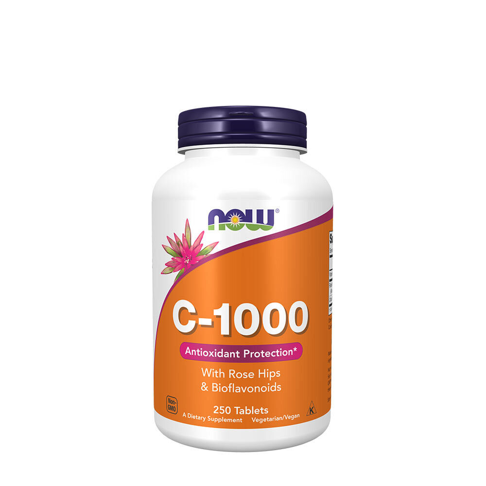 Vitamin C-1000 with Rose Hips & Bioflavonoids - 250 tablets - Viking Supplements