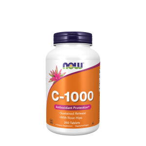 Vitaminas C-1000 su erškėtuogėmis – ilgalaikio veikimo – 250 tablečių – „Viking Supplements“