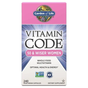 „Vitamin Code 50 & Wiser Women“ – 240 kapsulių – Viking Supplements